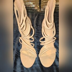 Aldo Cream Strappy Heels